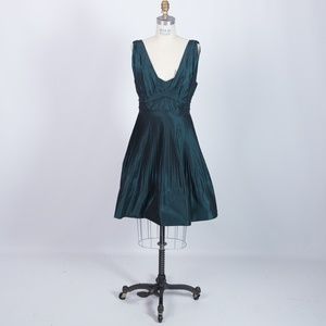 BCBG generation green iridescent formal dress